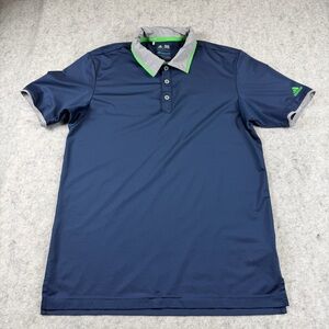 Adidas Climacool Men's Blue Golf Polo Shirt Size Small Short Sleeve